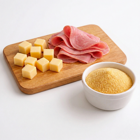 Šunka a syr posýpka